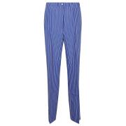 Straight Trousers Liviana Conti , Blue , Dames