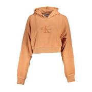 Hoodies Calvin Klein , Orange , Dames