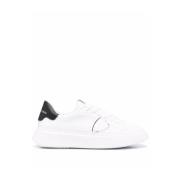 Stijlvolle Lage Top Dames Sneakers Philippe Model , White , Dames