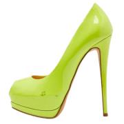 Pre-owned Leather heels Giuseppe Zanotti Pre-owned , Green , Dames