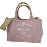 Pre-owned Canvas prada-bags Prada Vintage , Pink , Dames