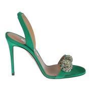 High Heel Sandals Aquazzura , Green , Dames