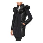 Down Jackets Guess , Black , Dames