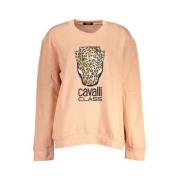Sweatshirts Cavalli Class , Pink , Dames
