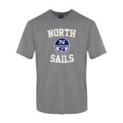 T-Shirts North Sails , Gray , Heren