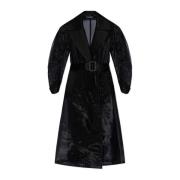 Transparante trenchcoat Dolce & Gabbana , Black , Dames