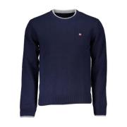 Round-neck Knitwear Napapijri , Blue , Heren