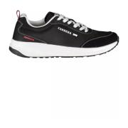 Zwarte Polyester Sneaker voor Heren Carrera , Black , Heren