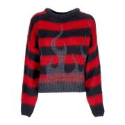 Zwarte Flames Jumper - Streetwear Collectie Vision OF Super , Red , Da...
