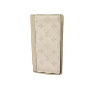 Pre-owned Leather wallets Louis Vuitton Vintage , White , Dames