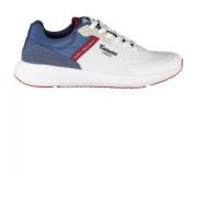 Witte Sneaker voor Heren met Contrasterende Details Carrera , Multicol...