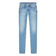 Punk-Rock Skinny Jeans Diesel , Blue , Heren