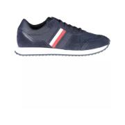 Blauwe Sneaker - Polyester Tommy Hilfiger , Blue , Heren