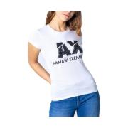 T-Shirts Armani Exchange , White , Dames