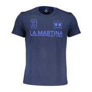 T-Shirts La Martina , Blue , Heren