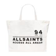 Toegang tot alle gebieden shopper tas AllSaints , White , Dames