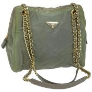 Pre-owned Fabric prada-bags Prada Vintage , Green , Dames