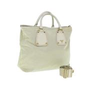 Pre-owned Nylon handbags Prada Vintage , Beige , Dames