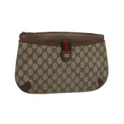 Pre-owned Canvas gucci-bags Gucci Vintage , Beige , Dames