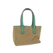 Pre-owned Canvas gucci-bags Gucci Vintage , Beige , Dames