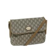 Pre-owned Canvas gucci-bags Gucci Vintage , Beige , Dames