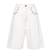 Casual Shorts Pinko , White , Dames
