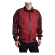 Bomber Jackets Dolce & Gabbana , Red , Heren