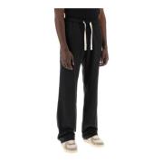 Straight Trousers Palm Angels , Black , Heren