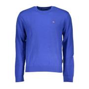 Round-neck Knitwear Napapijri , Blue , Heren