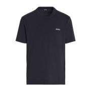 T-Shirts Ermenegildo Zegna , Black , Heren