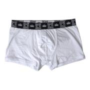 Wit Katoen Stretch Boxer Ondergoed Dolce & Gabbana , White , Heren