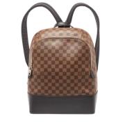 Pre-owned Leather backpacks Louis Vuitton Vintage , Brown , Heren