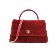Pre-owned Fur handbags Chanel Vintage , Red , Dames