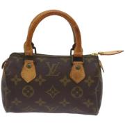 Pre-owned Canvas louis-vuitton-bags Louis Vuitton Vintage , Brown , Da...