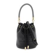 Gestructureerde leren bucket bag met touwhandvat Marc Jacobs , Black ,...