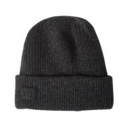 Cashmere Gebreide Beanie Hoed Meta Campania Collective , Gray , Heren