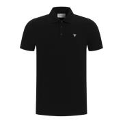 Driehoek Slim Fit Polo Shirt Pure Path , Black , Heren