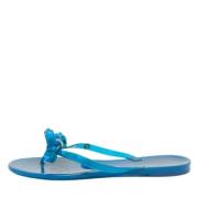 Pre-owned Rubber sandals Valentino Vintage , Blue , Dames