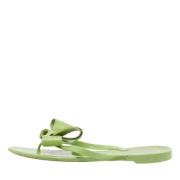 Pre-owned Rubber flats Valentino Vintage , Green , Dames