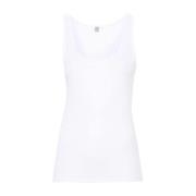 Sleeveless Tops TotêMe , White , Dames