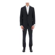Single Breasted Suits Caruso , Gray , Heren