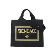 Pre-owned Cotton fendi-bags Fendi Vintage , Black , Dames