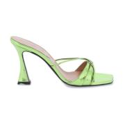 High Heel Sandals D'Accori , Green , Dames