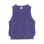 Agatha paarse mouwloze trui Ines De La Fressange Paris , Purple , Dame...