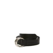 Sidonie zwart leren riem Ines De La Fressange Paris , Black , Dames