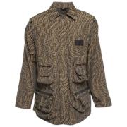 Pre-owned Fabric outerwear Fendi Vintage , Brown , Heren