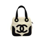 Pre-owned Canvas handbags Chanel Vintage , Beige , Dames