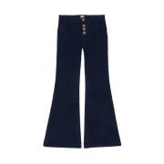 Charlotte navy broek Ines De La Fressange Paris , Blue , Dames