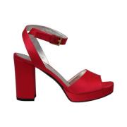 Plateausandaal Ines De La Fressange Paris , Red , Dames