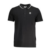 Polo Shirts Fila , Black , Heren